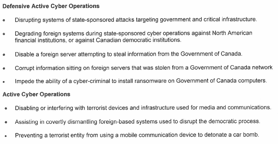 Government's Defence of Proposed CSE Act Falls Short 2