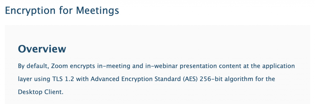 Move Fast and Roll Your Own Crypto: A Quick Look at the Confidentiality of Zoom Meetings 3